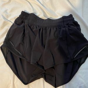 Black lululemon shorts